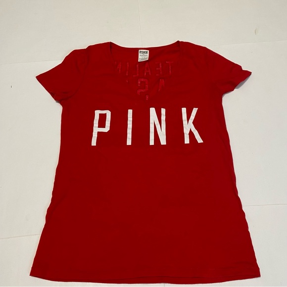 PINK Victoria's Secret Tops - ⭐️ PINK Victoria Secret cardinal top size large